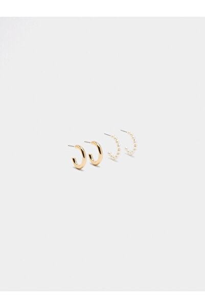 PARFOIS İnci Görünümlü Küpe Seti