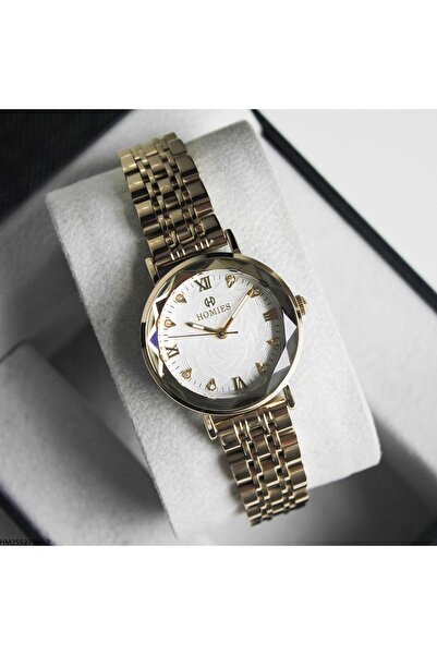 Homies ساعة يد نسائية HM25527S01-2 بسوار فولاذي