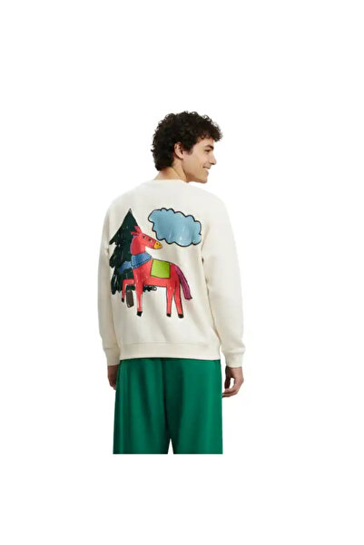 The Horse Regular Ekru Sweatshirt