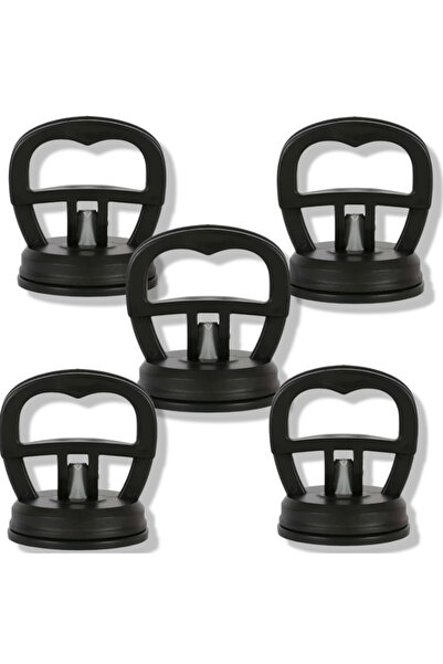 HOZRO Set of 5 HOZRO Professional Suction Cups, for Straightening Car Body Panels, Black Color, Efficient
