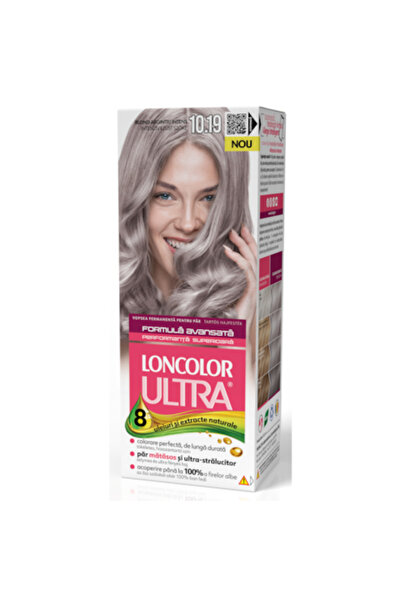Loncolor Vopsea de păr ultrapermanentă 10.19 Blond argintiu intens, 100 ml