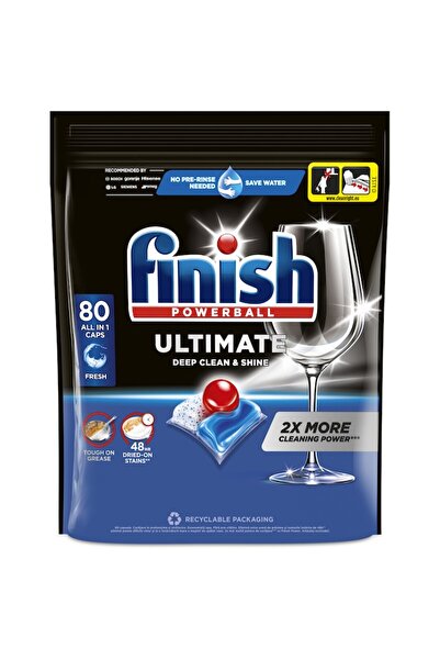 Finish Ultimate All in 1 Dishwasher Capsules, 80 Washes
