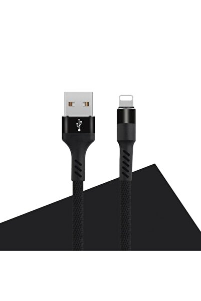 Sybero Cablu Maxlife MXUC-01 USB - Lightning 1.0 m 2A Nylon Negru
