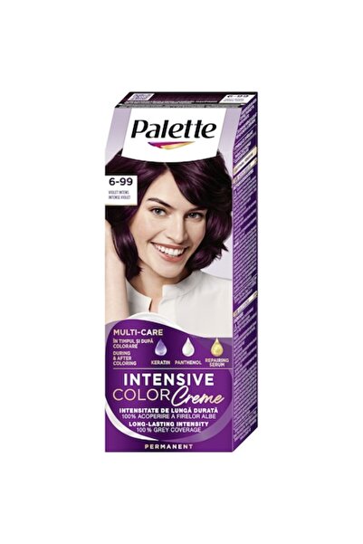 Palette Vopsea de păr permanentă cu cremă intensivă V5 Violet intens, 110 ml