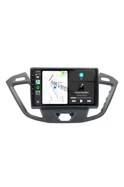 NAVECRON FORD TRANSIT 2015-19 9" UYUMLU ANDROID MULTİMEDYA GERÇEK 2/32 KABLOS...