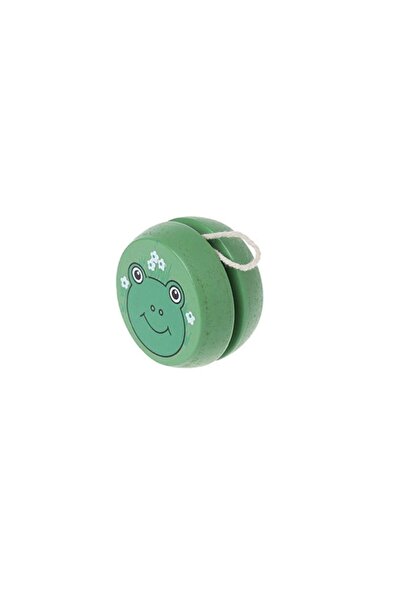 SOHO Wooden yo-yo with frog design, green