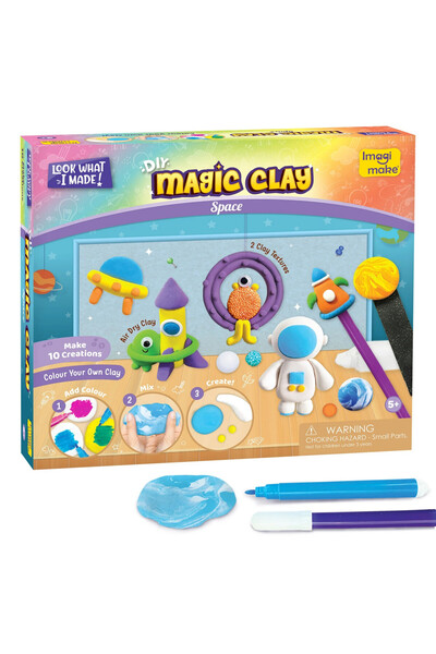 Imagimake Set de Modelat Magic Clay - Space