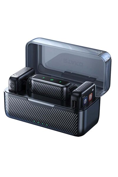 Generic Wireless Lavalier Microphone Clip-on Pro Noise Cancellation for DSLR Camera Android PC