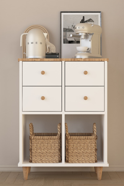 ESYAH Çok Amaçlı Dolap-Kahve Köşesi