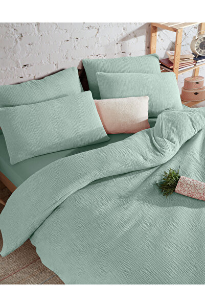 destinyhometex Premium 100% Cotton Single Muslin Duvet Cover Set 160X220 cm