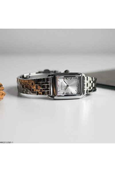 Homies ساعة يد نسائية HM25133S01-1 بسوار فولاذي
