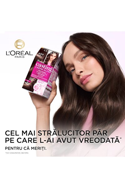 L'Oreal Paris Casting Crème Gloss 554 Chocolate with Chilli - Semi-permanent Ammonia-free Hair Dye,