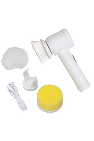 Generic 5 in 1 Electric Cleaning Brush Kitchen Bathroom Household Magic Brush