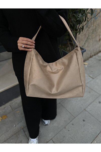 PurpleART Women's Suede Shoulder Bag