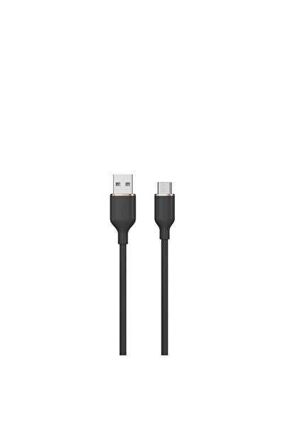 Devia Cablu Jelly EC629 USB - USB-C 1.2 m 2.4A Negru