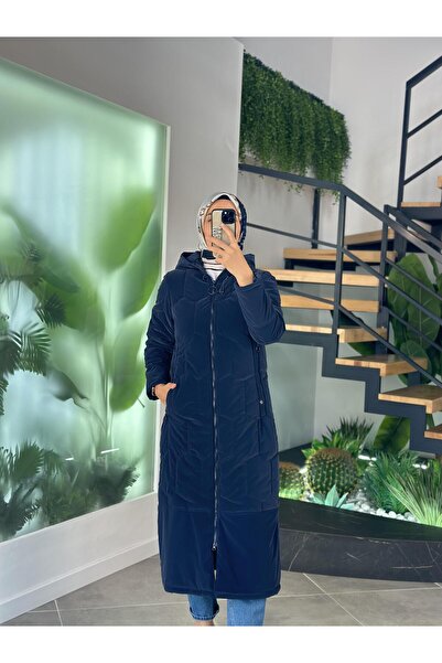 Armine Trend Kapitone Şişme Mont 24KT719 Lacivert