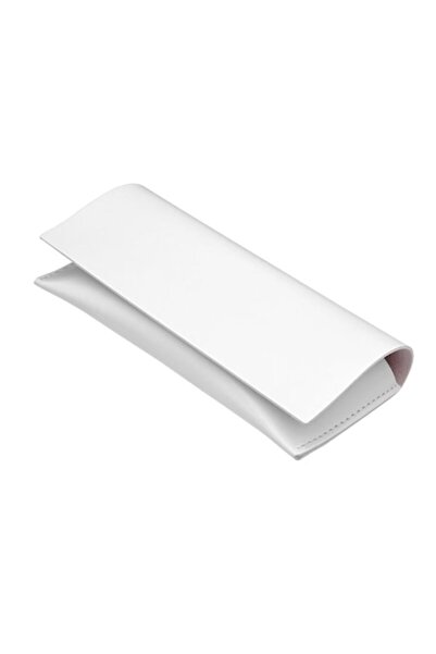 SOHO Glasses case in faux leather with soft velvet interior, White