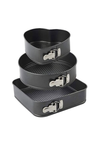 Welora Set of 3 Baking Pans for Cakes