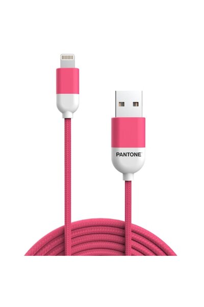 Pantone MFi USB - Lightning Cable 1.5 m 2.4A PT-LCS001-5 Pink 184c