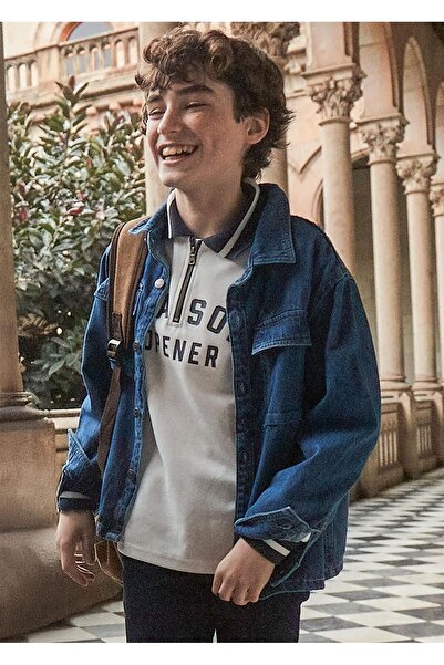 MAYORAL Чоловічий дитячий джинсовий піджак, синій 7105