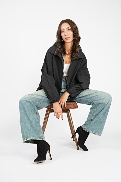 NURCAN KESKİN STORE بنطلون جينز بلير أخضر مغسول