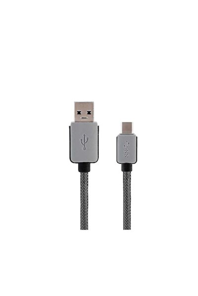 Bibilel Cablu de date USB-C 3.1 de înaltă calitate, 3 m, gri (BBL357)