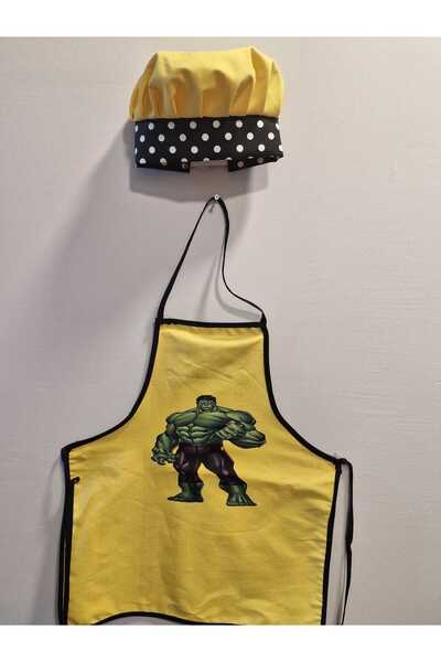 HM POLİSAJ ERKEK ÇOCUK AŞÇI ÖNLÜK ŞAPKA TAKIMI