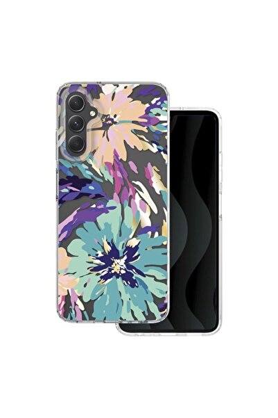 Sybero Carcasă de telefon cu imprimeu floral pentru Samsung Galaxy A05s, Spla...