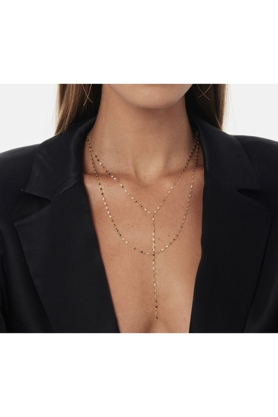 pop up store Stainless Steel Double Necklace Set