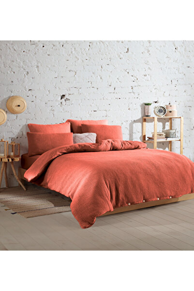 destinyhometex Premium 100% Cotton Single Muslin Duvet Cover Set 160X220 cm