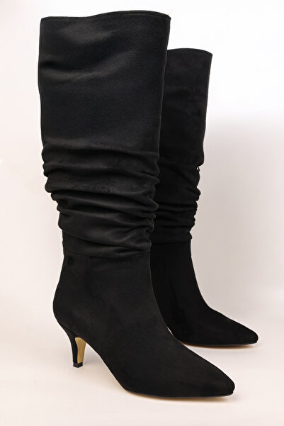 Madam Tarz SLÇ-107 Kozačky s tenkým podpatkem a měchýřovitým svrškem