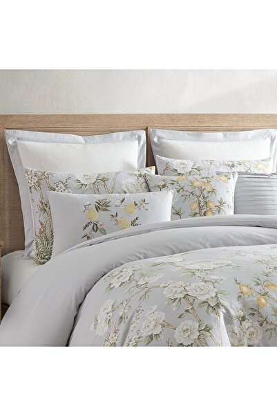 Orange Bed & Bath Lemon Ivy | 100% Cotton Double 11-Piece Duvet Set