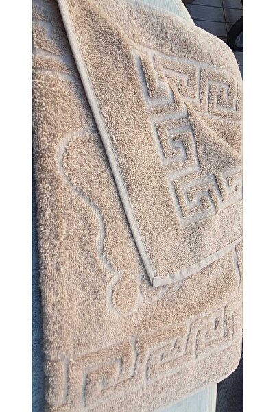 aktartekstil 2 pieces of foot towels are 100% cotton, size 50 x 75.