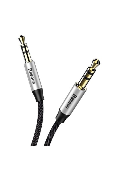 Baseus Yiven 3.5 mm AUX audio cable, 1.5 m, Black/Silver