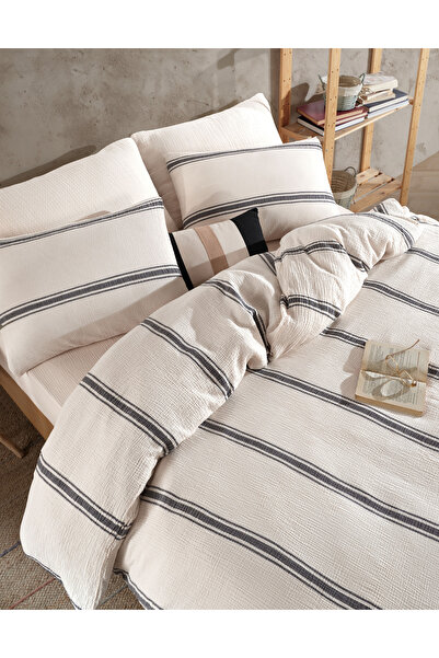 destinyhometex Premium 100% Cotton Single Muslin Duvet Cover Set 160X220 cm