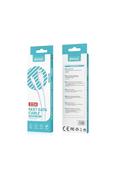 Bwoo Cablu de încărcare BO-X172C USB la USB tip C 3A