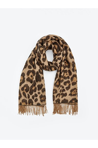 LC Waikiki LCW ACCESSORIES imprimeu leopard Eșarfă pentru femei