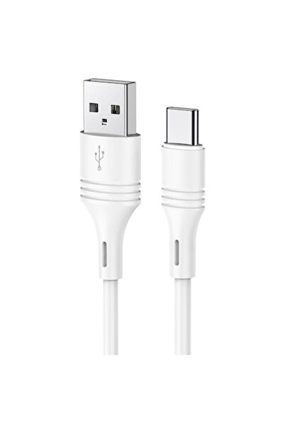 Borofone USB-A to USB-C Data and Charging Cable BX43 CoolJoy, 18W, 1m, White