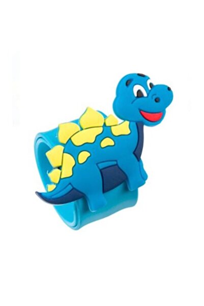Bibilel Παιδικό βραχιόλι με δεινόσαυρο, ρυθμιζόμενο μέγεθος, μπλε