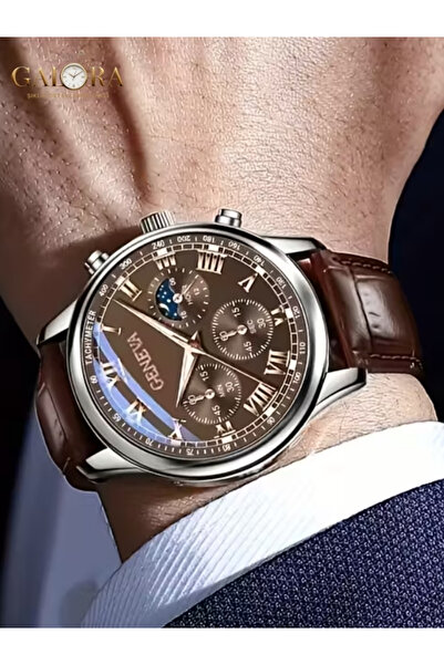 GALORA Modern Tarz Genç Kol Saati – PU Deri Kayışlı, Quartz Mekanizma, Şık & Spor Stil