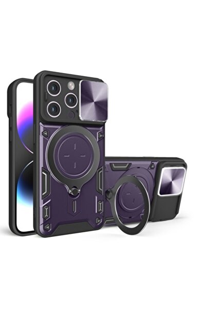 Sybero Husă de protecție compatibilă cu iPhone 16 Pro Max, D28, Lexgard, viol...