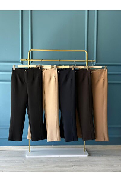 Sentez Milano Boru Paça Pantolon 5603 bej