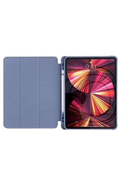 OEM Blue flip cover case for Apple iPad Pro 12.9 (2018/2020/2021) - full protection and pen holder