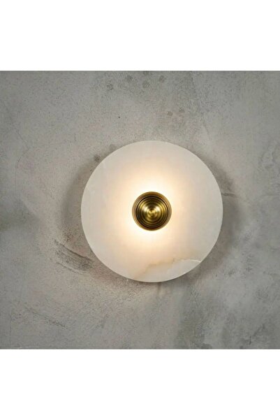 Vonalight Desıng Project Modern,Dekoratif,Mermer Duvar Aplik , Salon, Koridor, Banyo, LED , 3000K ÇAP.25CM ESKİTME PRİNÇ