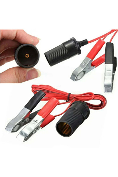 AAcc. Car battery cable with cigarette lighter adapter 12V