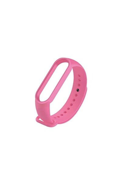 OEM Silicone fitness strap compatible with Xiaomi Mi Band 5 and Mi Band 6 - Pink
