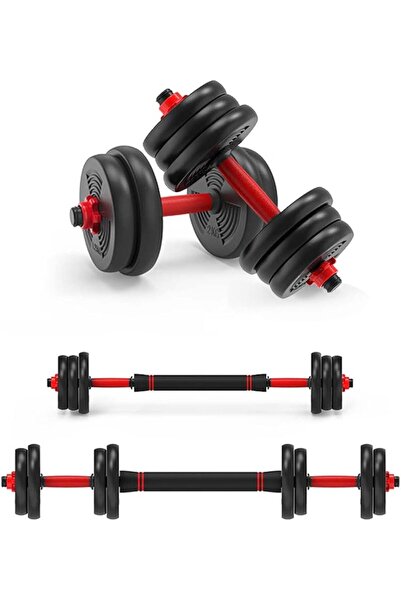 abi rasak 50kg 3 in 1 Adjustable Dumbbell Set with Extension Bar for Women and Men (50kg)