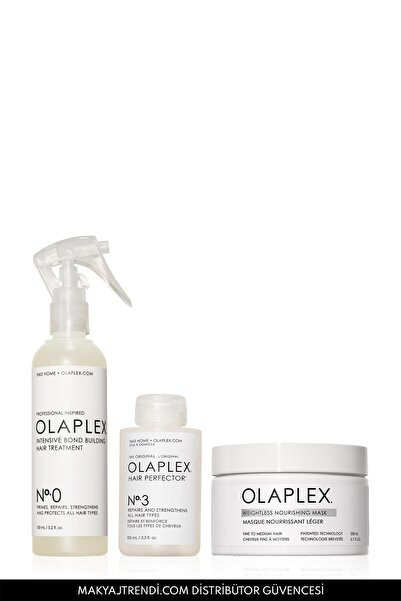 Olaplex Lock The Moisture For Fine Set - İnce Telli Saçlar İçin Onaran & Bağ ...