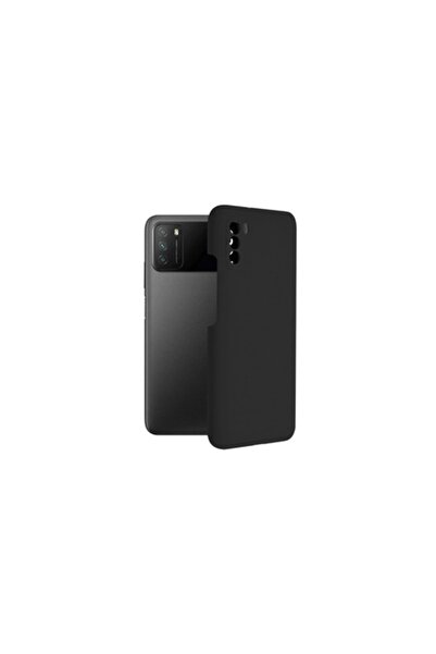 Techsuit Carcasă din silicon cu margini moi, compatibilă cu Xiaomi Poco M3 - Neagră