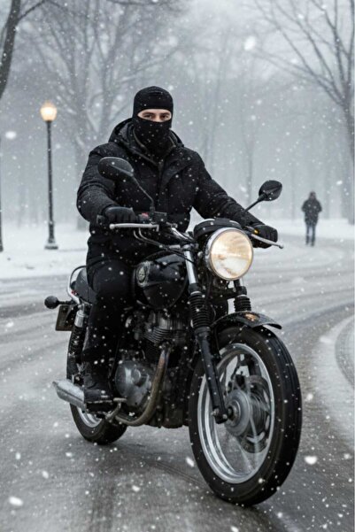 Trenderrs Women's Windproof Thermal Hooded Ski and Biker Mask Thermal Balaclava